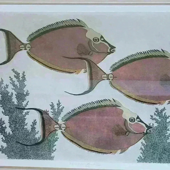 Leo P Donahue-"Unicornfish" Print 174/350 - Picture 3 of 6